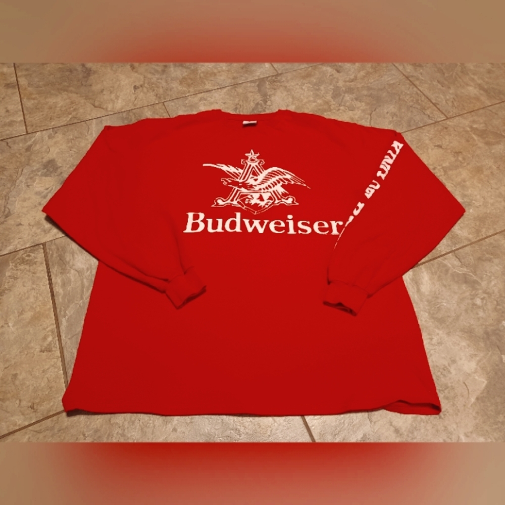 Men's Junk Food Budweiser King of Beers T-Shirt Medium